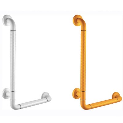 Bathroom Accessory Toilet Bathtub Stainless Steel Abs Nylon Plastic Disabled Grab Bars Handrail L Shape Grab Bar