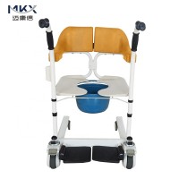 Multifunctional Lift with Toilet seat Cushion Nursing Chair Bath Patient Elderly Transfer Wheelchair for Home Hospital Care